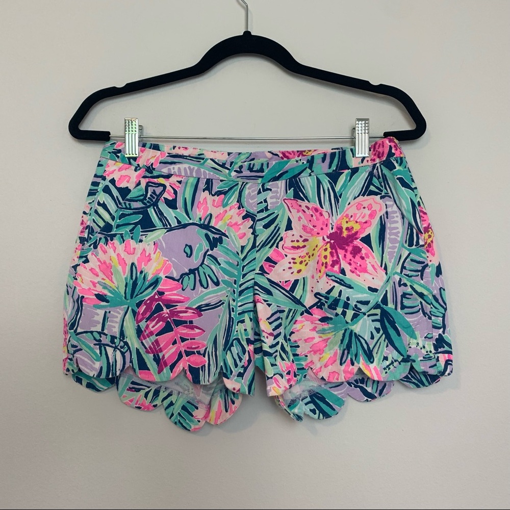 Lilly Pulitzer Magnolia Short Multi Slathouse Soiree Size 0